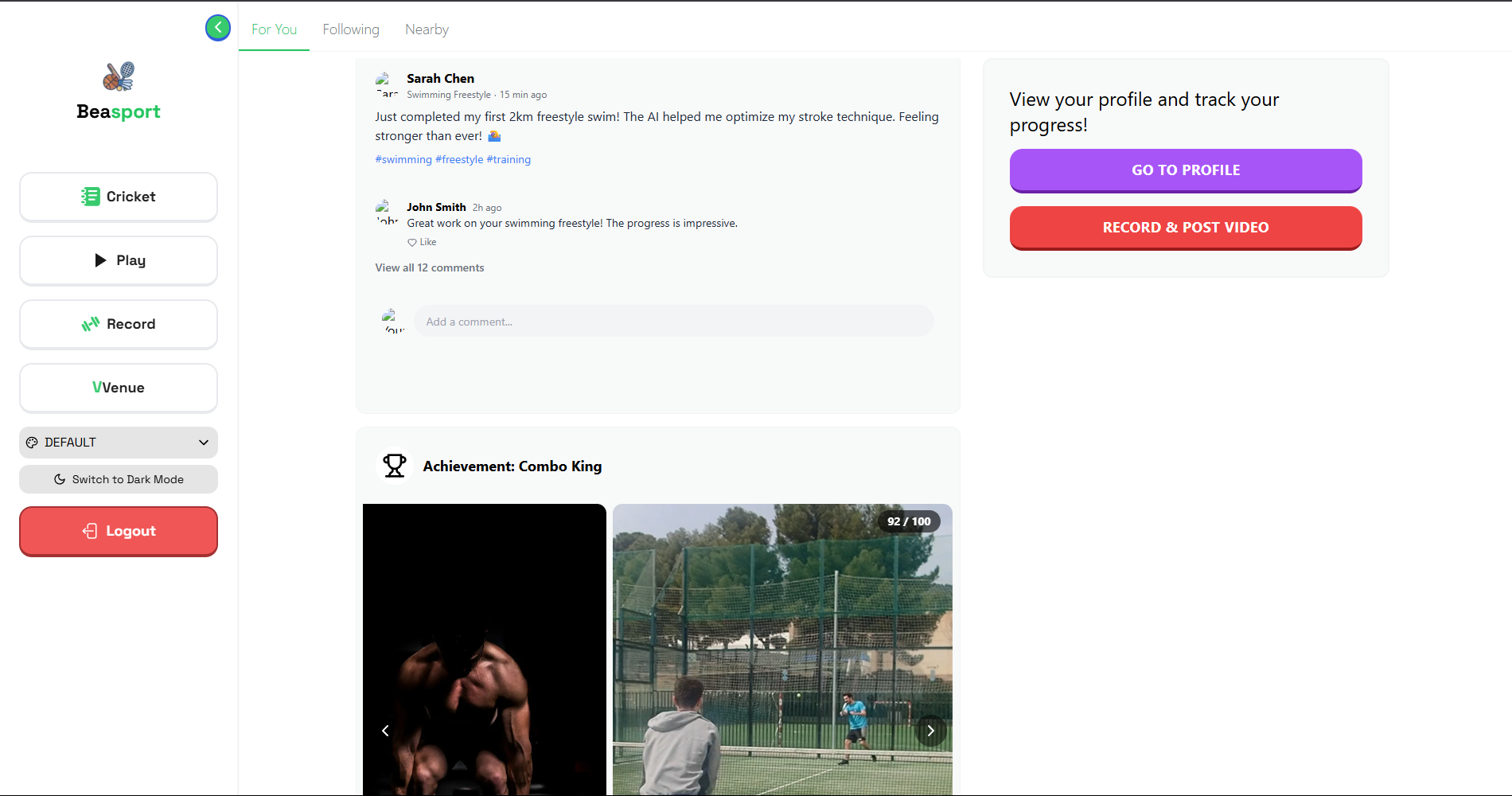 BeaSports AI Courses